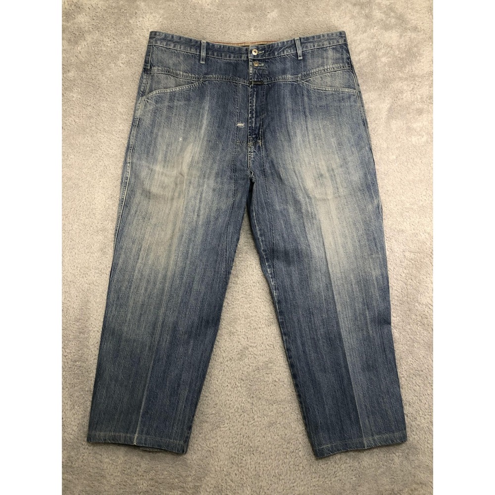 Y2K Marithe Francois Girbaud Jeans 43x28 (Tag 44M) Baggy Carpenter Distressed